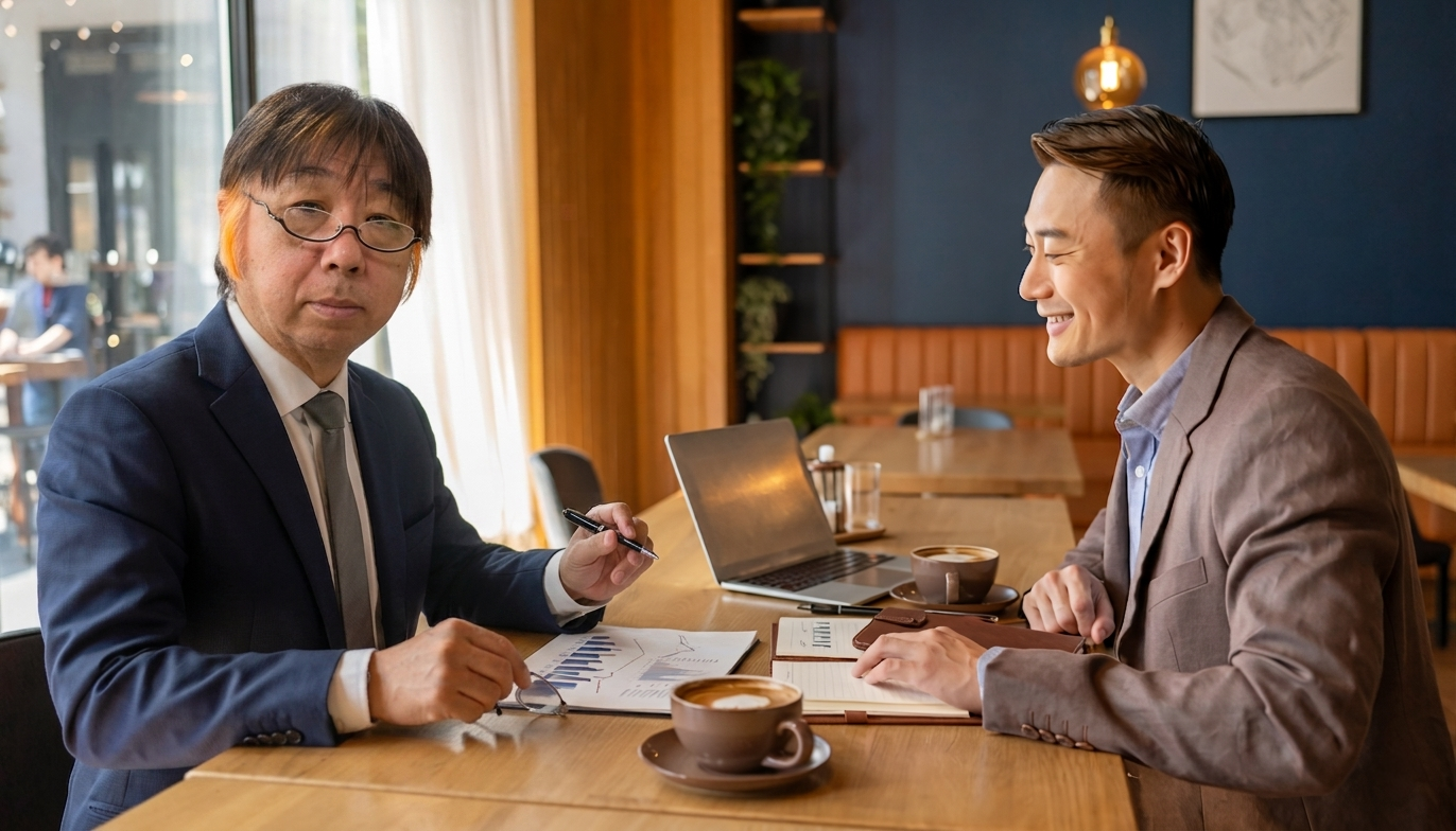信頼のある相談シーン